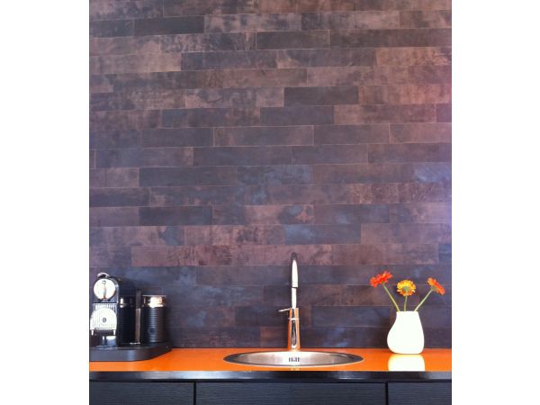 Small Strips Leather Wall Tiles